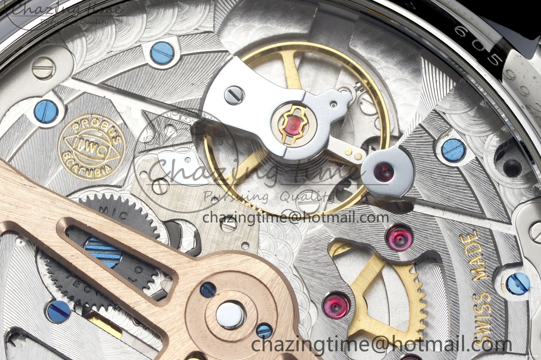 MIROTIME 0407 Bold Portugieser Perpetual Calendar SS 5033 APSF 1:1 Best Edition Blue Dial on Black Leather Strap A52610 Clone 7041